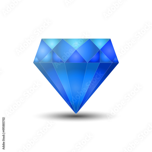 diamond illustration on white background