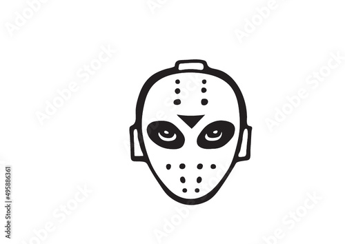 Ice hockey goalie’s mask