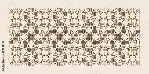 Modern and vintage lines rectangular pattern design. Combine some lines to make a unique and complicated rectangular design pattern. Provide vector and jpg with 4 different colors for the design.