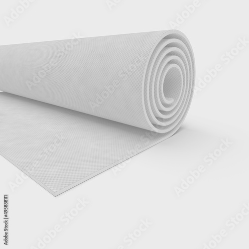 Yoga mat roll photo