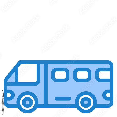 van blue style icon