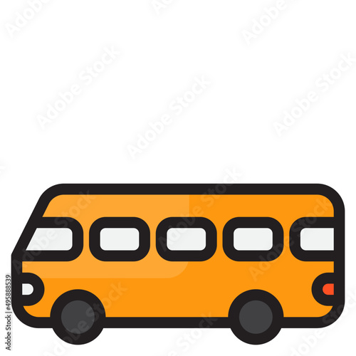 bus color line style icon