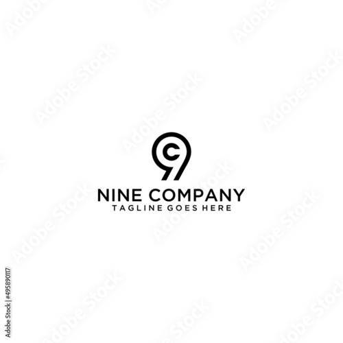 C9 9C logo sign design for your company