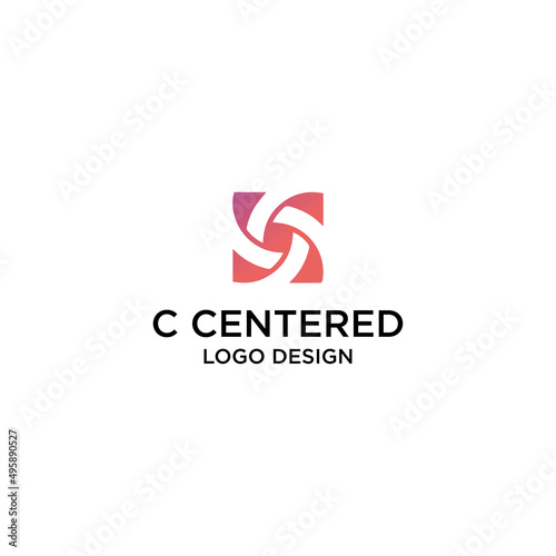 C VORTEX LOGO DESIGN VECTOR