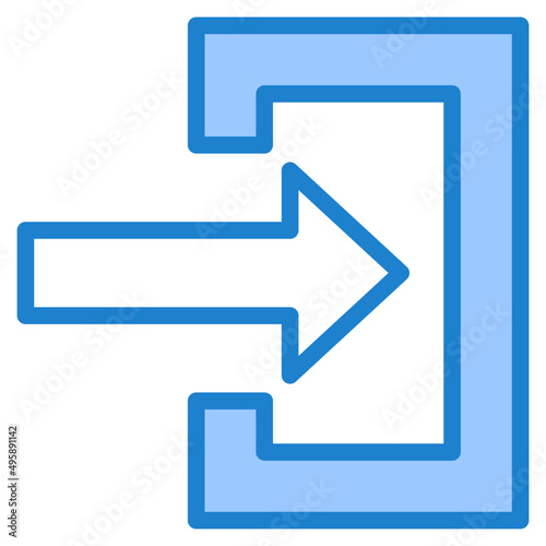 import blue style icon