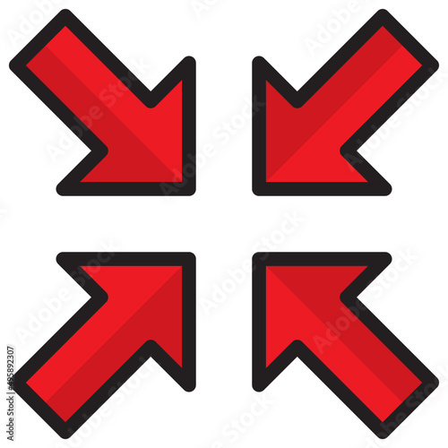 collapse color line style icon