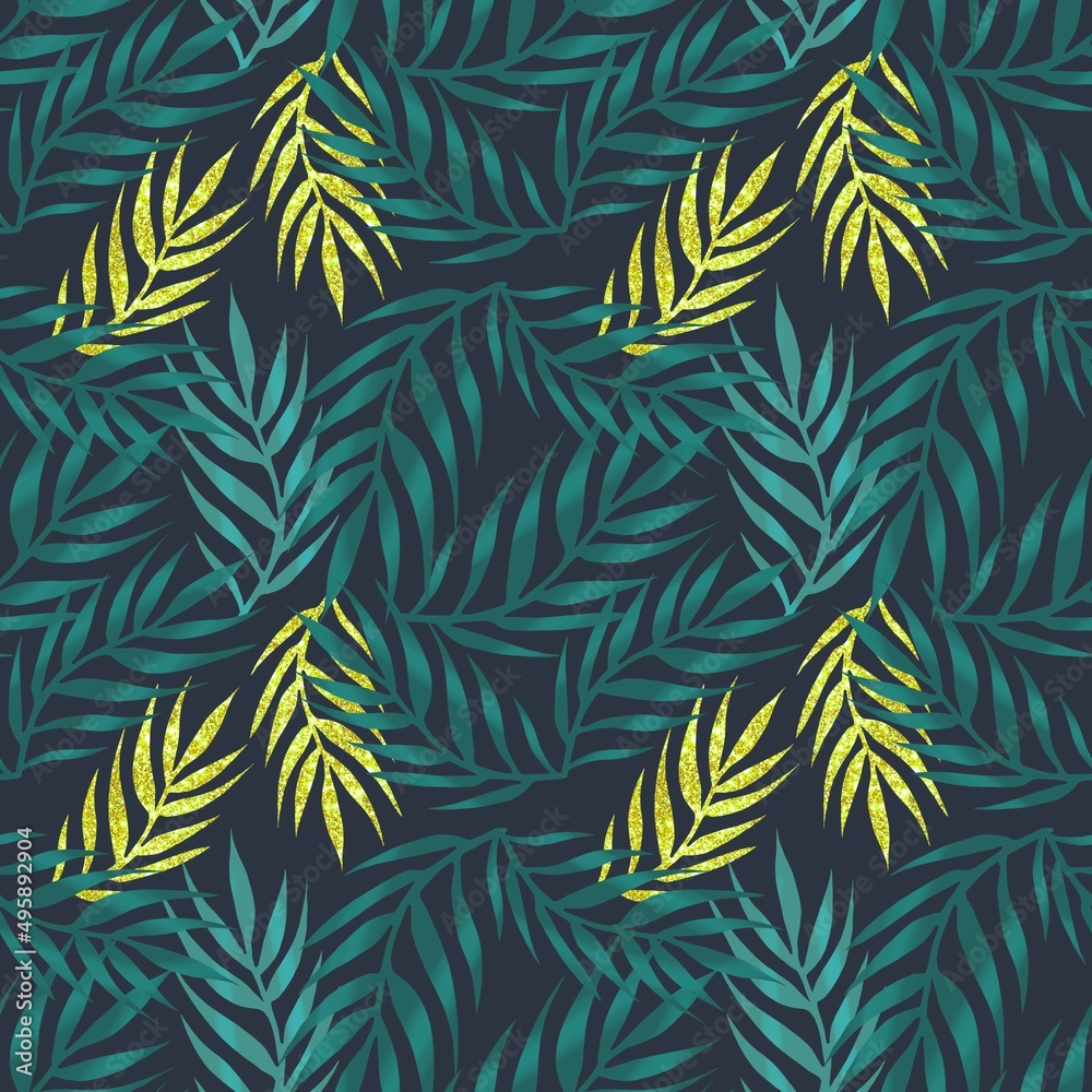 Tropical seamless pattern Tropical seamless pattern