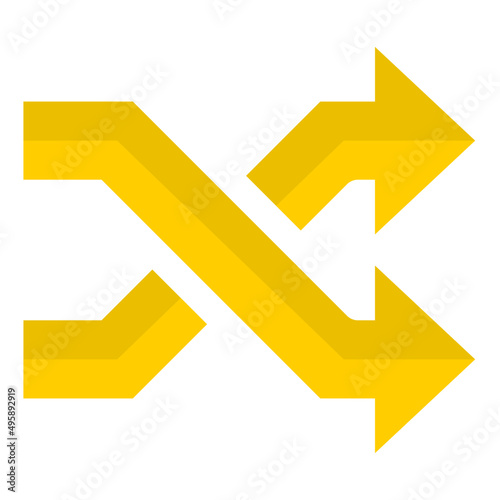 arrows flat style icon