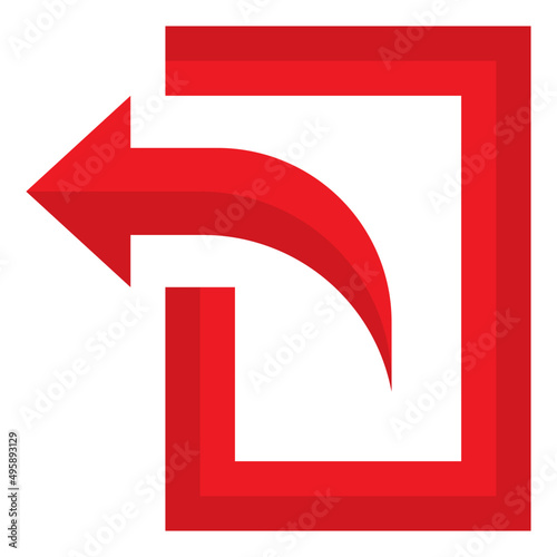 external flat style icon