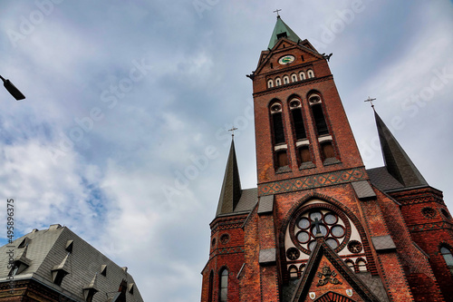 church of our person of our lady of the baptist , image taken in stettin szczecin west poland, europe