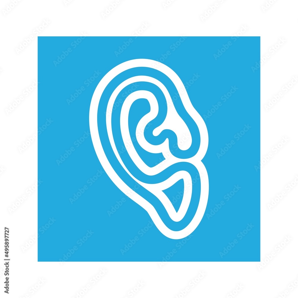 Hearing care Logo Template icon vector design Hearing care Logo Template icon vector design