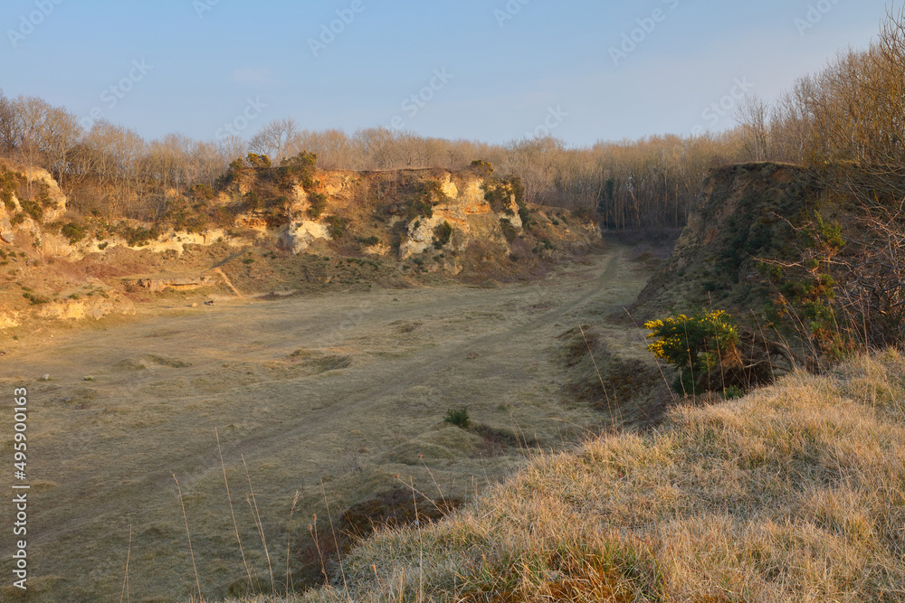 Bishop Middleham Nature Reserve on a Sunny Spring Afternoon. County Durham, England, UK. Bishop Middleham Nature Reserve on a Sunny Spring Afternoon. County Durham, England, UK.