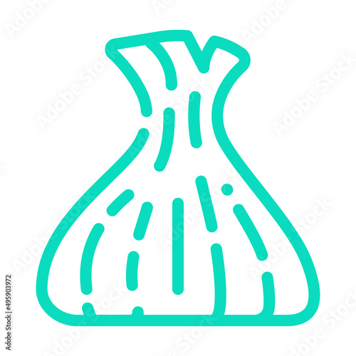 khinkali traditional food color icon vector. khinkali traditional food sign. isolated symbol illustration
