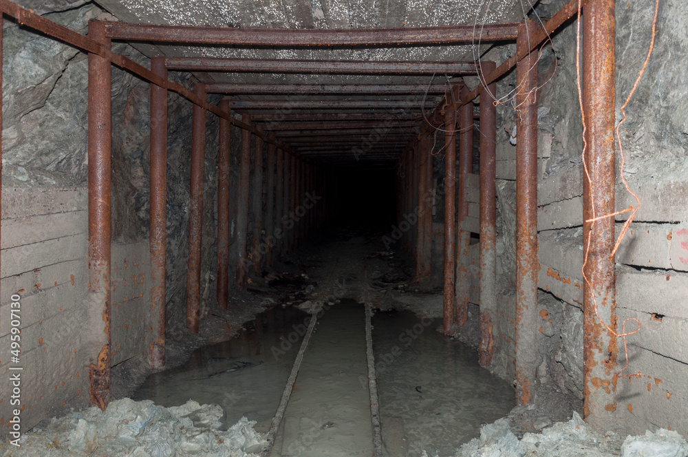 Old abandoned mine in the Czech Republic Old abandoned mine in the Czech Republic