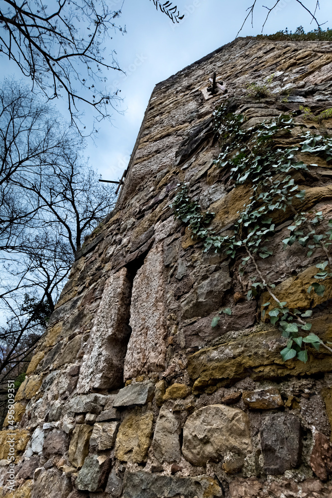 Trento: the imposing Goinghi tower is what remains of the Pietrapiana castle, home of the Belenzani dynasty. Povo, Trentino Alto-Adige, Italy, Europe. Trento: the imposing Goinghi tower is what remains of the Pietrapiana castle, home of the Belenzani dynasty. Povo, Trentino Alto-Adige, Italy, Europe.