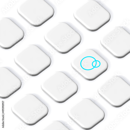 App Icon Mockup Vector Template Presentation Angle