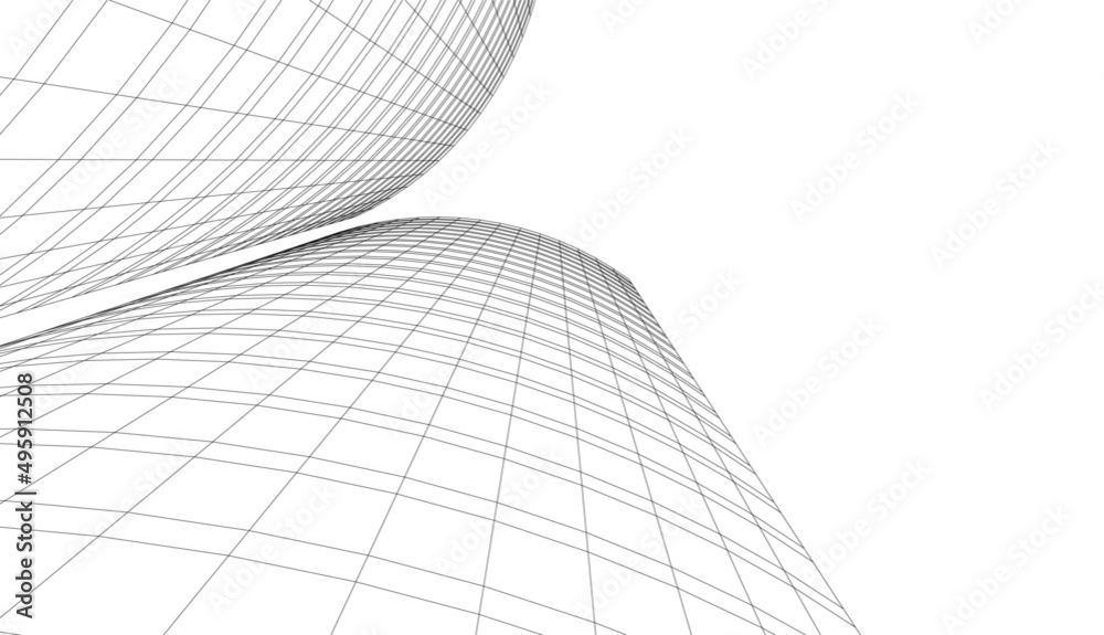 Naklejka premium abstract architectural design