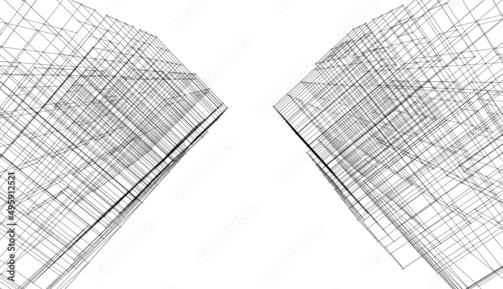 architecture building 3d drawing architecture building 3d drawing