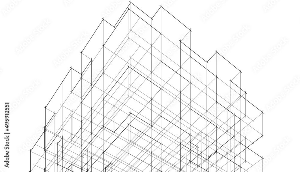 architecture building 3d drawing architecture building 3d drawing