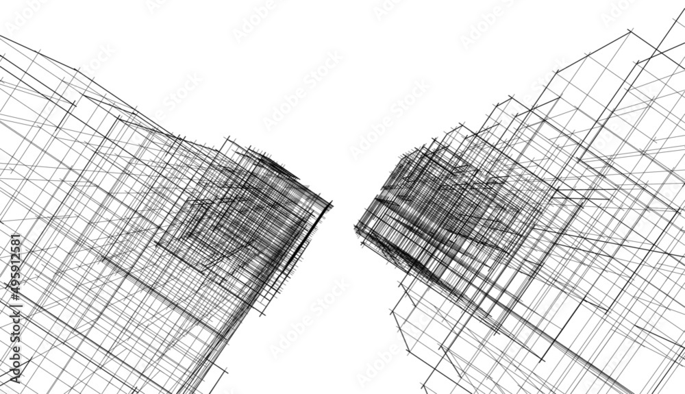 architecture building 3d drawing architecture building 3d drawing
