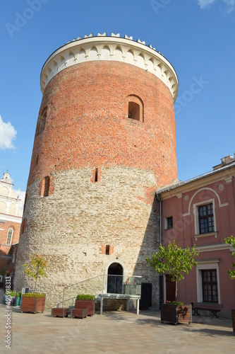 Lublino (Polonia) - Particolare centro storico della città. photo