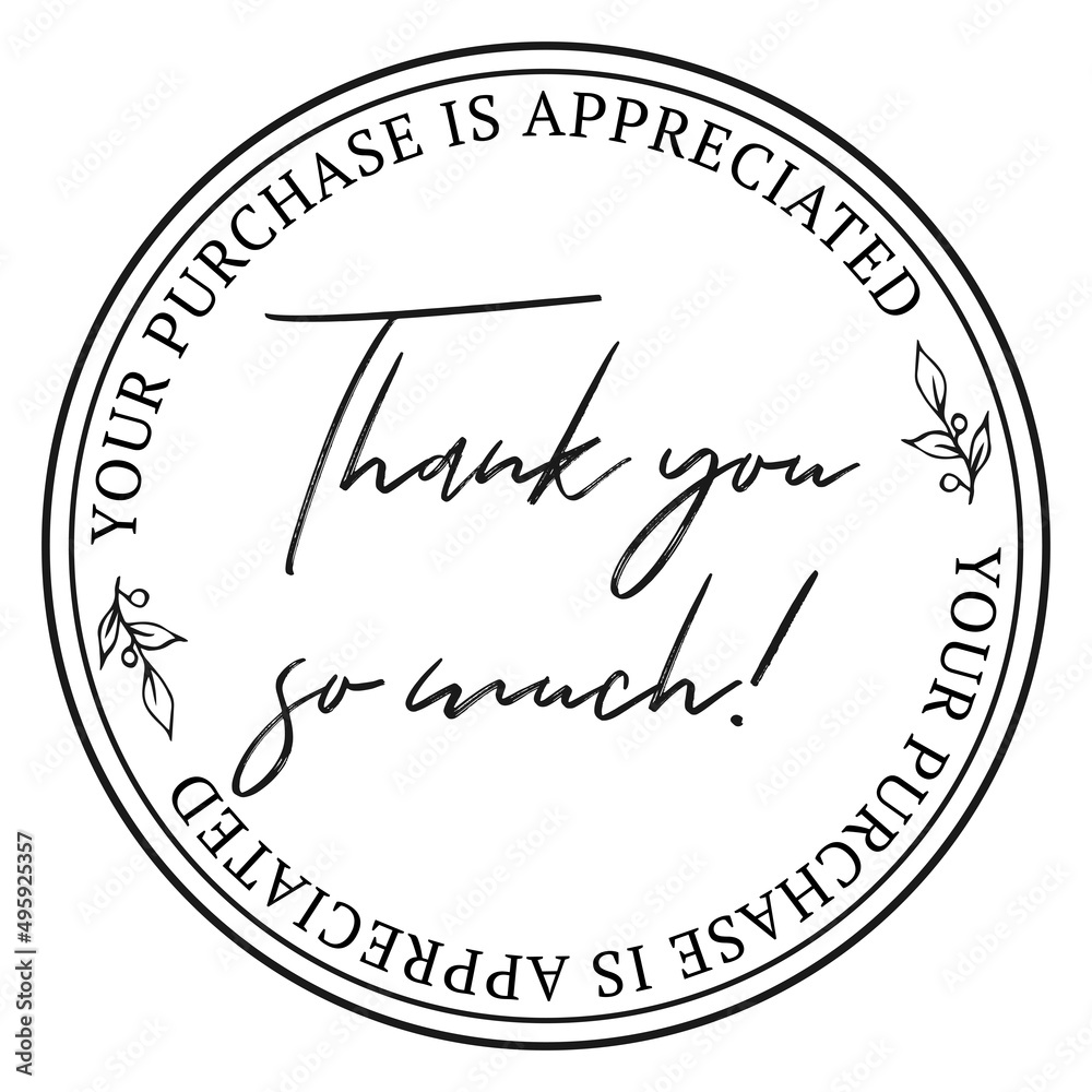 Thank you sign icon. Customer service symbol. vector thank you ...