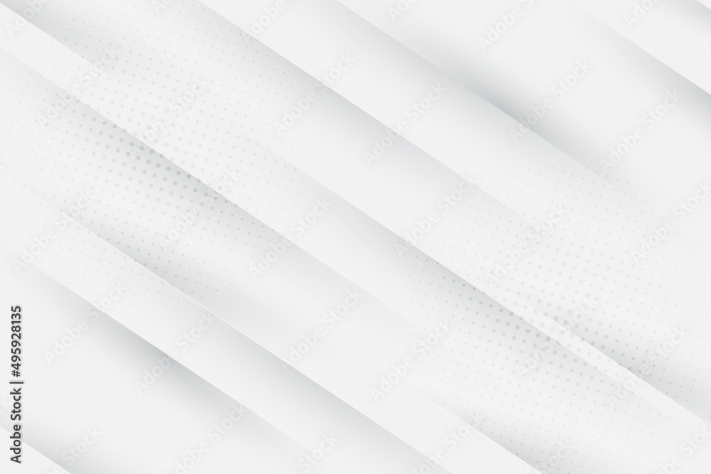 Fototapeta premium Elegant white background with abstract lines Premium Vector