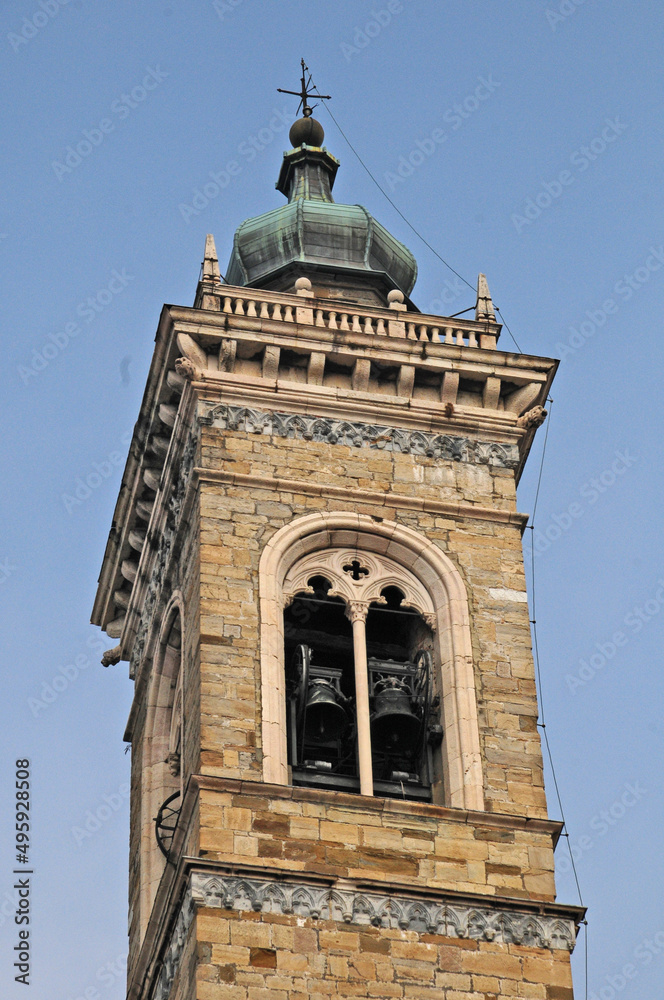 Bergamo, campanile della Basilica di Santa Maria Maggiore