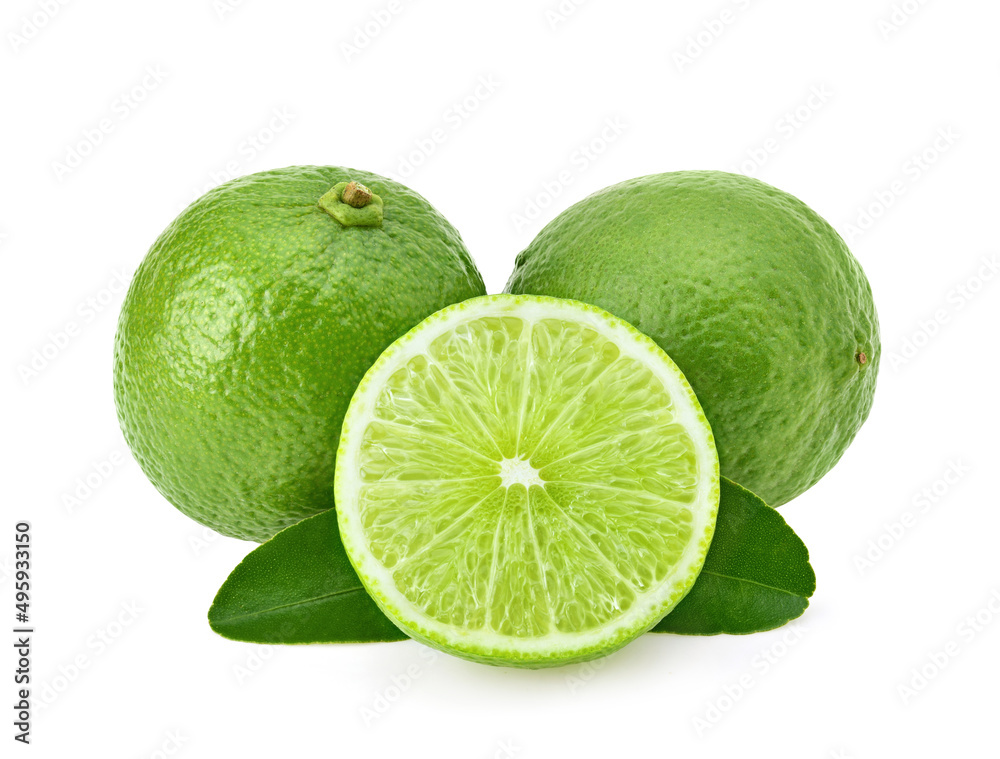 lime isolated on white background lime isolated on white background
