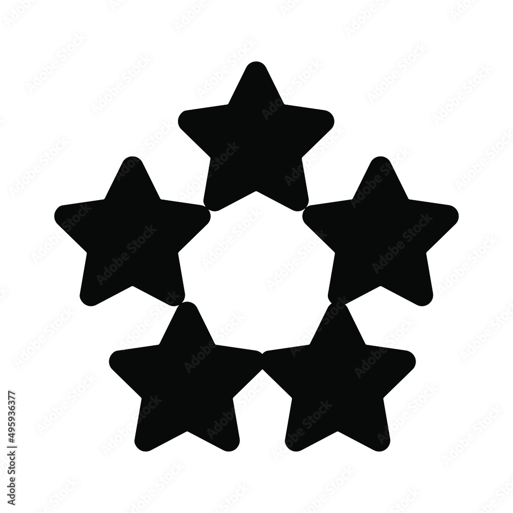 Star icon vector set. rating illustration sign collection. ranking symbol. assessment logo.