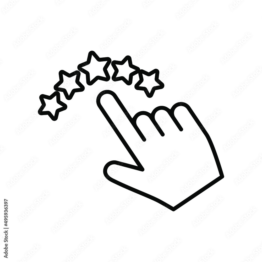 Star icon vector set. rating illustration sign collection. ranking symbol. assessment logo.