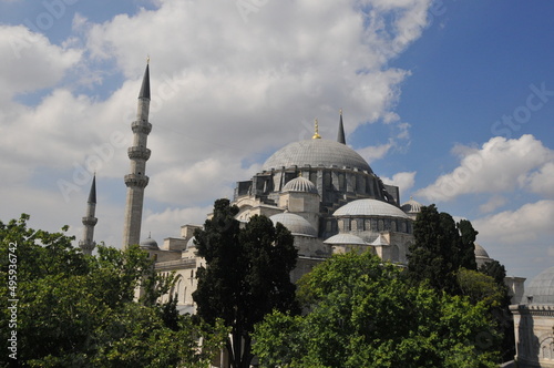 istanbul mosque, suleymaniye mosque, ottoman building, islamic architecture, minaret 