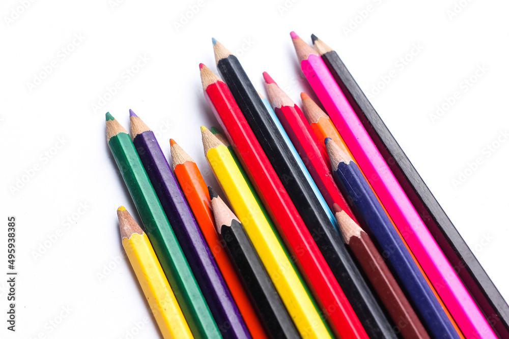 An image of set of color pencils An image of set of color pencils