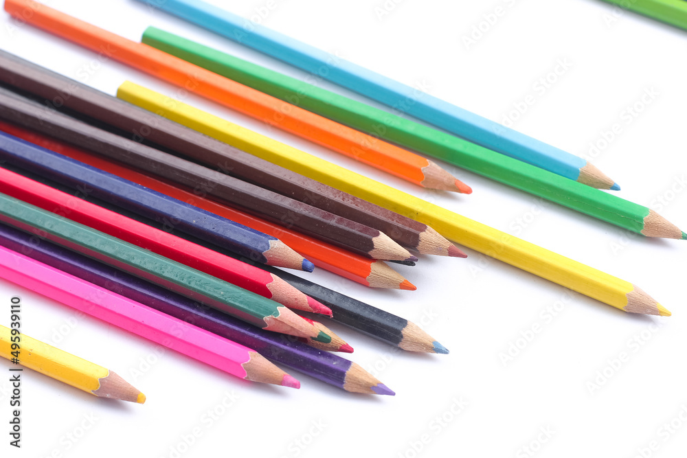 An image of set of color pencils An image of set of color pencils