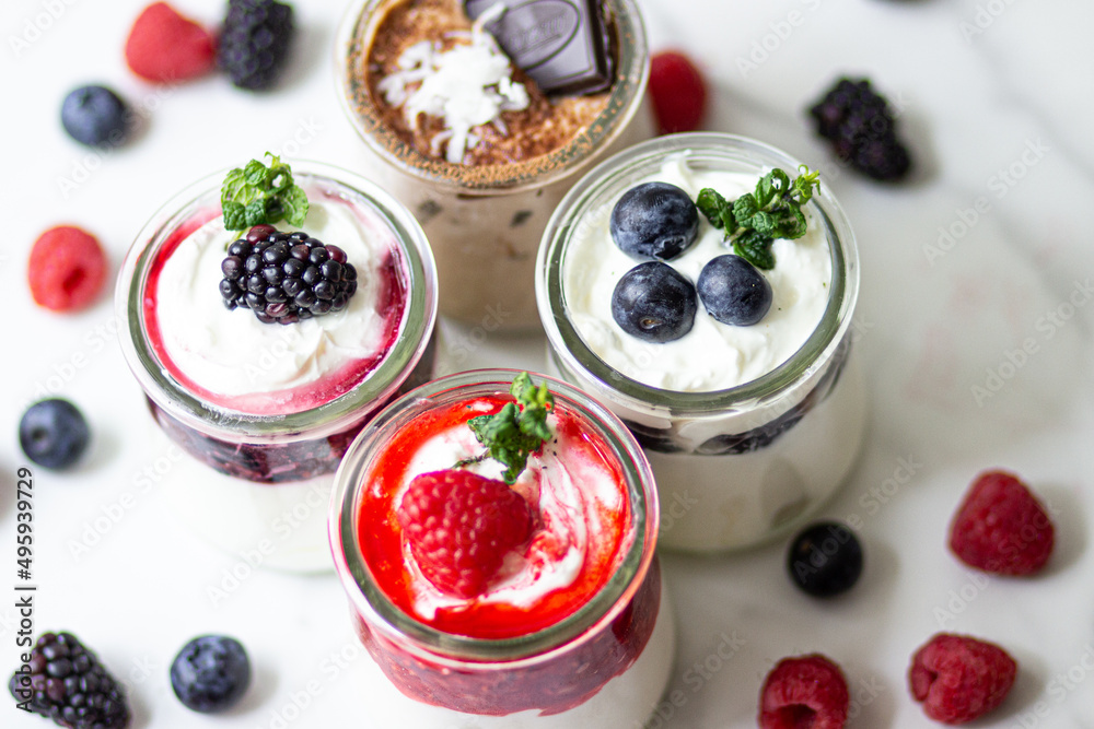 Jogurt / Skyr / Quark with Berries Jogurt / Skyr / Quark with Berries