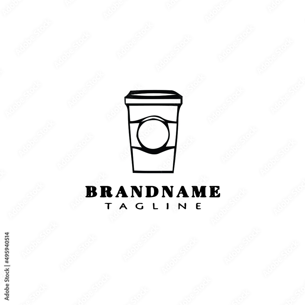 coffee logo cartoon icon design template black isolated vector coffee logo cartoon icon design template black isolated vector