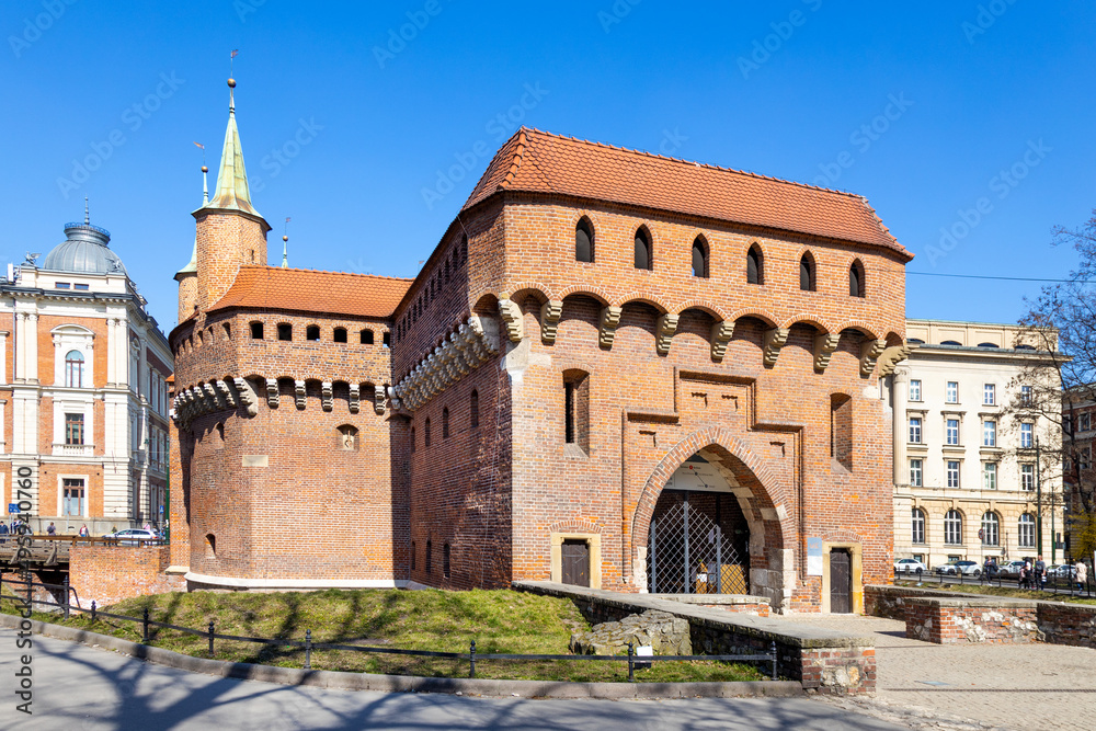 gothic Bastion, Old town, Kraków, (UNESCO), Poland