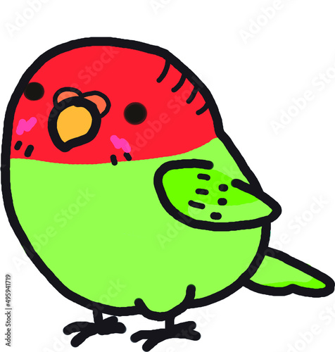 re green bird
