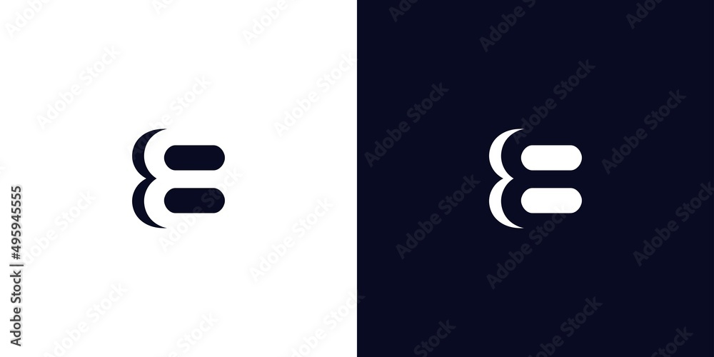 Unique and modern number 8 logo design 1 Unique and modern number 8 logo design 1
