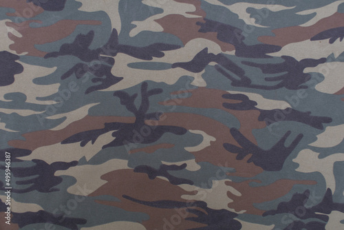 Schilderij op canvas Seamless camouflage trendy style camouflage pattern reprint vector illustration