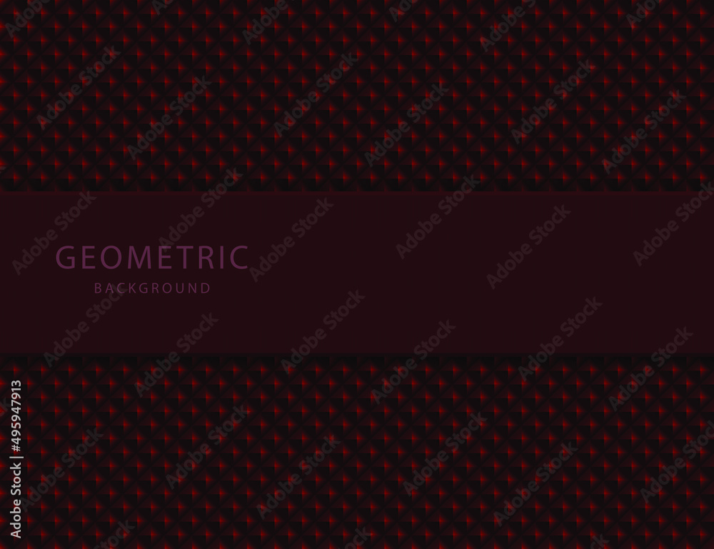 Red geometric background. Vector illustration. Red geometric background. Vector illustration.