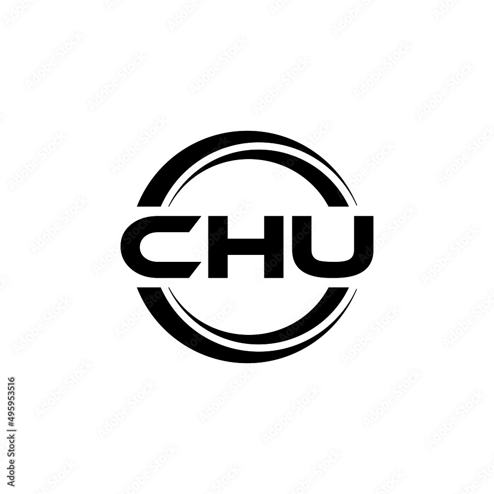 CHU letter logo design with white background in illustrator, vector logo modern alphabet font overlap style. calligraphy designs for logo, Poster, Invitation, etc. CHU letter logo design with white background in illustrator, vector logo modern alphabet font overlap style. calligraphy designs for logo, Poster, Invitation, etc.
