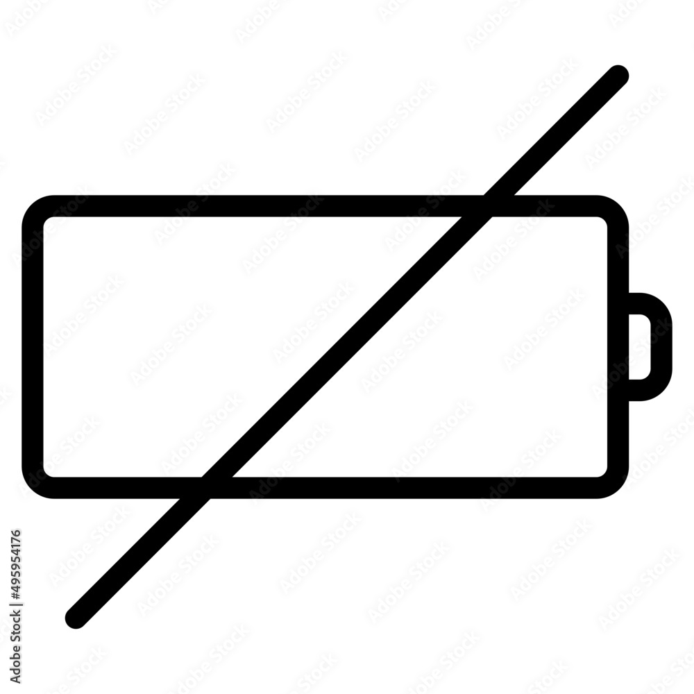 battery outline style icon battery outline style icon
