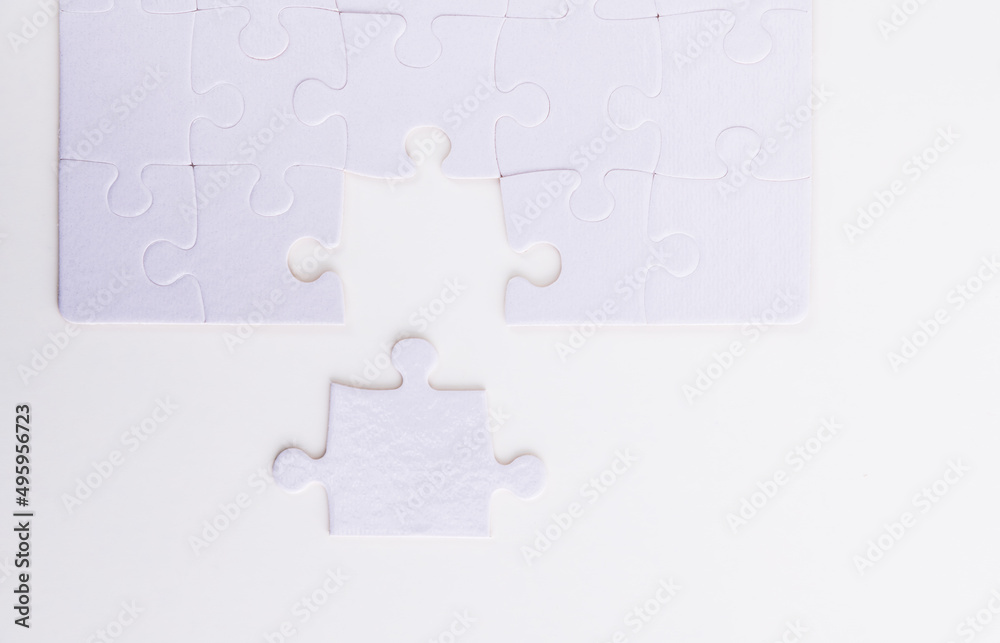 The last piece of jigsaw puzzle
