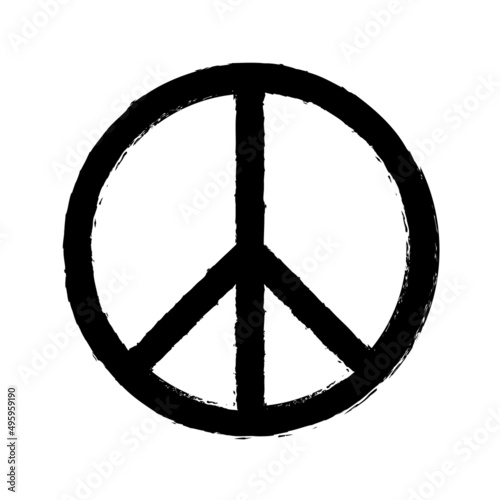peace sign, peace symbol, peace vector illustration