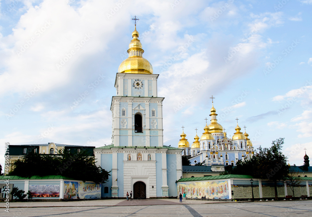 great Sofievsky Cathedral in beautiful summer Kyiv, the capital of Ukraine