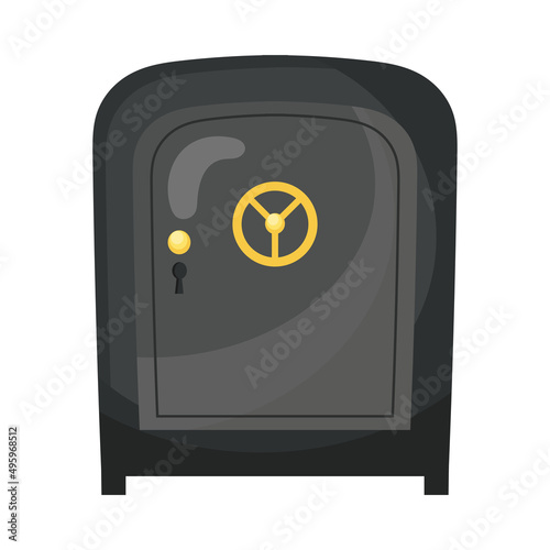 retro safe box bank
