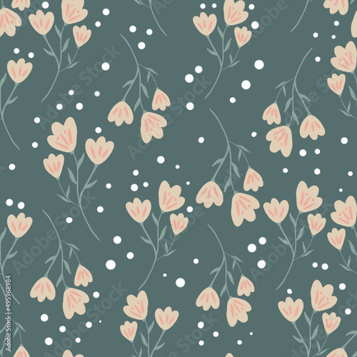 seamless floral pattern, flowers pattern