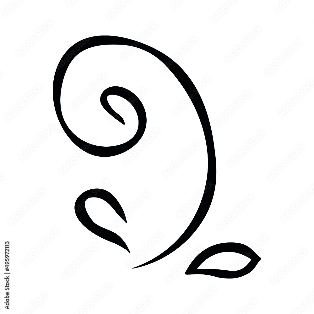 Hand drawn vector branch clipart. Herb illustration isolated on white background. Botanical doodle for print, web, design, decor, logo. Hand drawn vector branch clipart. Herb illustration isolated on white background. Botanical doodle for print, web, design, decor, logo.
