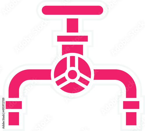 Vector Design Valve Icon Style photo